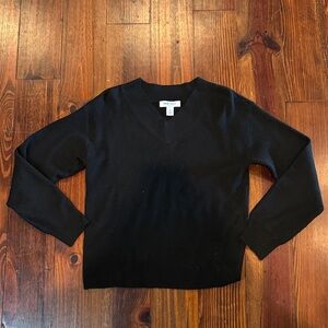 Nine West Black V-Neck Sweater
